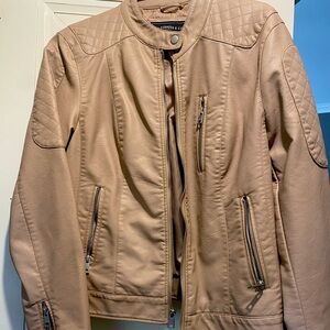 Women’s Camel Bomber Jacket:: Never worn